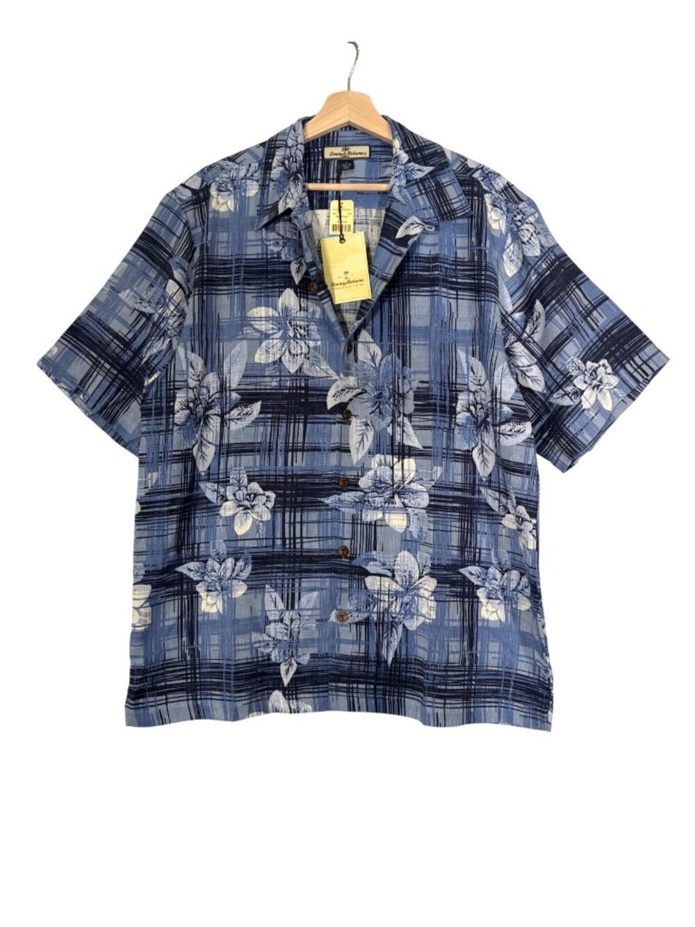NEW Tommy Bahama Camp Silk Button Up Shirt Size Medium